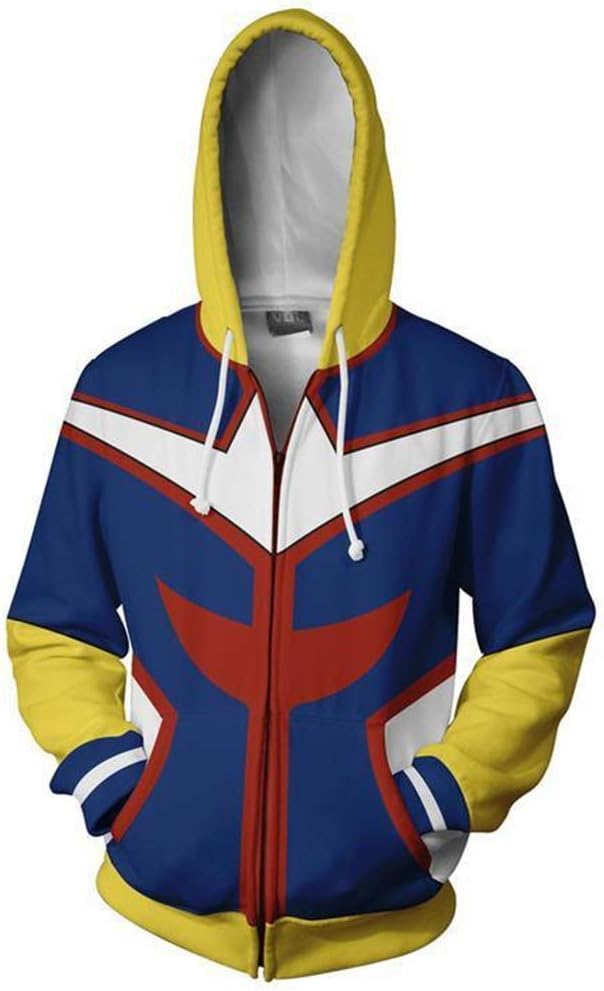 FANERR My Hero Deku Hoodie Sweatshirt Cosplay Costume
