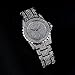 Diamond & Co. Men's Analog Japan Quartz 14k White Gold Finish Watch