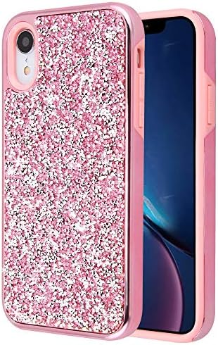 HD Accessory Desire Mosaic Crystal Hybrid Case for iPhone XR - Pink