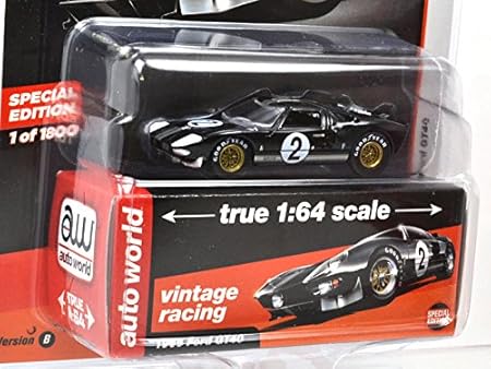 Amazon Auto World 1 64scale Mijo Exclusive 1965 Ford Gt40 Black オート ワールド 1 64スケール 1965 フォードgt40 ブラック アメリカトイショップ限定 ミニカー ダイキャストカー おもちゃ