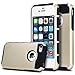 ULAK iPhone 4S Case,iPhone 4 Case,4S Case, [Colorful Series ] Dual Layer Hybrid Slim Hard Case for iPhone 4S & iPhone 4 with Hard PC Cover and Soft Inner TPU (Gold/Black)