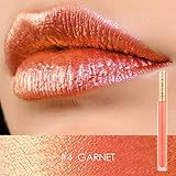 Focallure Lipstick Metallic Sparkly Makeup Glossier Glitter Lip Gloss Colorstay Liquid Lipgloss Garnet