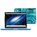 GMYLE Iris Blue Ocean Pattern Soft-Touch Frosted Hard Case Cover for Old MacBook Pro 13 inch with CD-ROM (Model: A1278) [2009-2014 Release]
