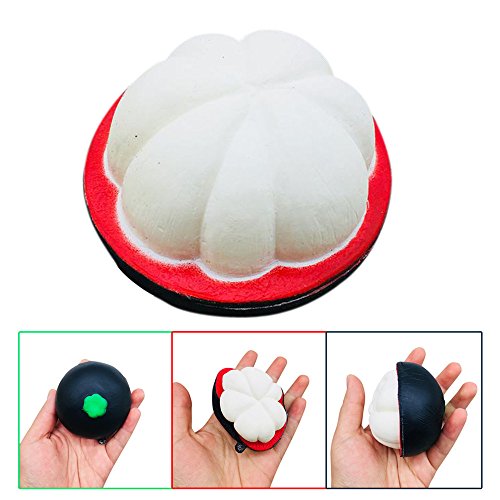 Squeeze Squishy Mangosteen Slow Rising Cream Scented Decompression Toys