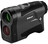 BOBLOV 650Yards Golf Rangefinder with Slope and Pinsensor Support Vibration USB Charging Flag Lock Distance Speed Measurement Range Finder