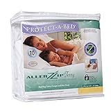 AllerZip Waterproof Bed Bug Proof Zippered Bedding Encasement, King DEEP Size (Fits 11 - 18 in. H)