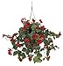 Nearly Natural Begonia Hanging Basket