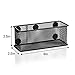SAFETYON Wire Mesh Magnetic Storage Basket Tray Metal Desk Caddy Storage Organizer for Refrigerator Whiteboard Black