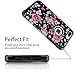 iPhone 8 Plus/7 Plus/6S Plus/6 Plus Floral Case for Girls Women, OEAGO Shockproof Heavy Duty Protection Dual Layer Armor Protective Cover for Apple iPhone 8Plus/7Plus/6SPlus/6 Plus (Rose Flower)
