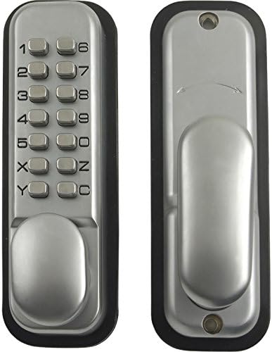 Yale UK Advanced Locks (Uk Spec) Pdl02Sc Push Button Door Lock Chrome Finish [Pack Of 1]