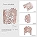 eManco Adjustable Vintage Lace Wide Cuff Bangles Bracelets for Women Rose Gold Plated Jewelry
