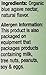 Amoretti Premium Organolicious Blue Agave Nectar,  Hazelnut Flavored, 12.7 Fluid Ounce