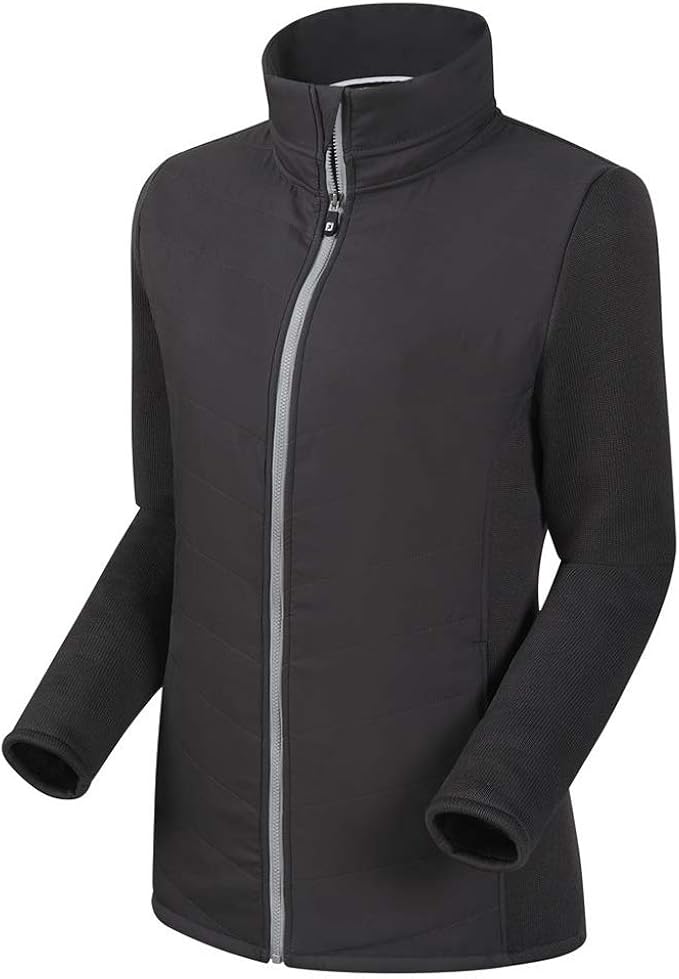 Amazon.com: FootJoy Full-Zip Quilted Hybrid Jacket Women: Clothing