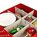 Christmas Ornament Storage Box with Lid - Store up to 64 Christmas Ornaments and Holiday Decor, A Storage Cube and Christmas Box Container to Help Preserve Holiday Decorations