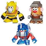 Playskool Transformers Mr. Potato Heads Minis Mixable, Mashable Heroes - Bumblebee, Grimlock & Optimus Prime