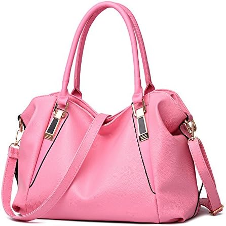 Hynbase Women Fashion Korean Winter Cross Body PU Leather Tote Bag Shoulder Handbag