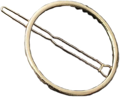 Amazon Yiyilai シンプル ヘアアクセサリー 個性 アレンジピン 前髪 ヘアピン 後ろ髪 合金 丸型 金色 ピン コーム 通販