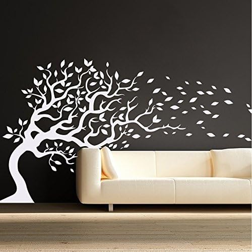 Sticker Decal Calcomania Para Pared De Arbol Arbol Soplador De