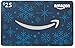Amazon.com $25 Gift Card in a Blue and Silver Gift Box