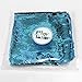 Play Tailor Sequin Pillow Cover Cushion Covers 16x16in Flip Sequins Decorative Throw Pillow Case, Silver and Blue (Insert Not Included)