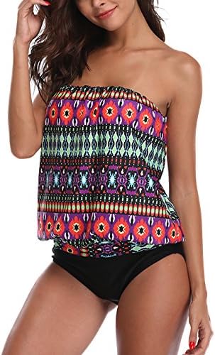 bandeau blouson swimsuit