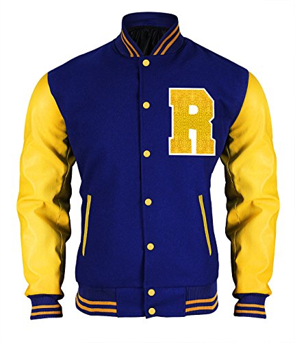 CHICAGO-FASHIONS Riverdale Archie Andrews KJ APA Varsity Letterman Jacket Fleece