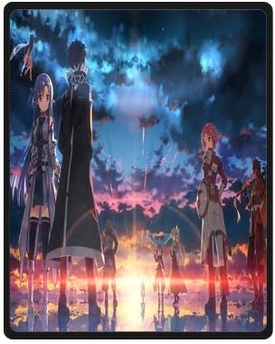 Hot Sale Indoor/Outdoor Fleece Throw Blanket Throw 40" x 50" Size with Anime Sword Art Online Background