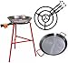 Paella Pan + Paella Burner and Stand Set - Complete Paella Kit for up to 22 Servings
