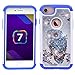 iPhone 7 Case, Nuomaofly [Creative] Studded Rhinestone Crystal Bling Hybrid Armor Defender Dual Layer Protective Case Cover for Apple iPhone 7 (Owl)