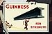 United Kingdom - Guinness For Strength (artist: John Gilroy c. 1934) - Vintage Advertisement (12x18 Art Print, Wall Decor Travel Poster)