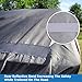 Leader Accessories Solution Dyed Waterproof Trailerable Runabout Boat Cover Fit V-Hull Tri-Hull Fishing Ski Pro-Style Bass Boats, Full Size