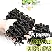 Brazilian Hair Short Human Hair 4 Bundles Deep Wave 100% Unprocessed Deep Curly Wave 8 inches 50g/Piece by Forevery (4 Piece, Natural Clolor Deep Wave)