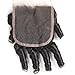 Molefi Brazilian Funmi Hair Curly Weave 3 Bundles with Lace Closure Spiral Curl Hair Bundles with 4x4 Closure 100% Human Hair Extensions 50g/pc Natural Black (8 8 8 +8)