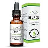 Hemp Oil Full Spectrum High Potency Pure Extract 1,000mg - Rich in Natural Terpenes – Natural Support for Chronic Pain Relief, Inflammation, Sleep, Stress, Anxiety, Mood & Healthier Skin – Natural Pep