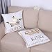 misaya Bronzing Flannelette Home Pillowcase 18x18 Decorative Cushion Cover Queen & King, Tiaras & Crown Gold Throw Pillow Covers Set of 2