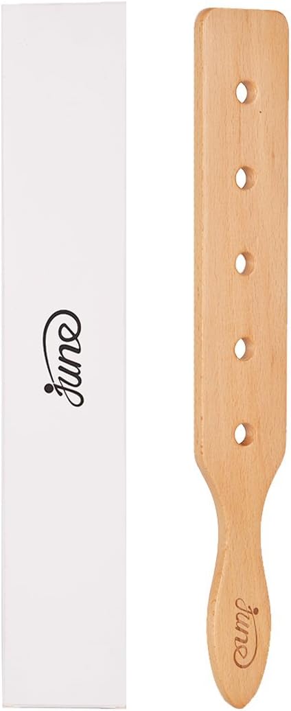 Spanking Paddle with Handmade Airflow Holes, All Edges are Sanded Ultra-Smooth and Rounded.Woodcrafts Crafting.