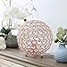 Elegant Designs LT1026-RGD Elipse 8 Inch Crystal Ball Sequin Table Lamp, Rose Gold