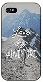 Mountains, Love and adventure - Adventurer iPhone 5 5s Black plastic case