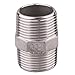 Hex Nipple 1 Inch Male NPT - DERPIPE Stainless Steel 304 Threaded Pipe Fitting for Brew Kit, Home Piping Application