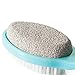 Tinksky Pumice Stone Foot Brush Body Brush with Handle (Random Color)