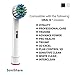SoniShare Premium Replacement Brush Heads for Oral B Precision Clean Toothbrushes, 4 Pack (4 Pack)