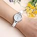 Top Plaza Women Casual Chic Simple Bangle Cuff Bracelet Dress Quartz Watch 6.5 Inches