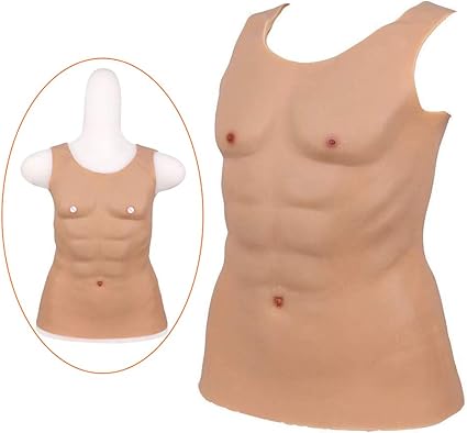 Luckfy Silikon Gefalschte Kasten Muskel Weste Weiche Bauch Kunstliche Simulations Muskeln Slim Fit Mann Fur Anzug Manner Cosplay Flesh Amazon De Sport Freizeit