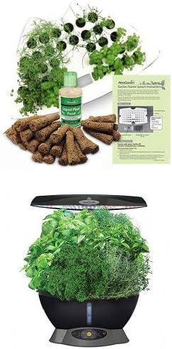 AeroGarden Classic 6 with Gourmet Herb Seed Pod Kit and Seed Starting System