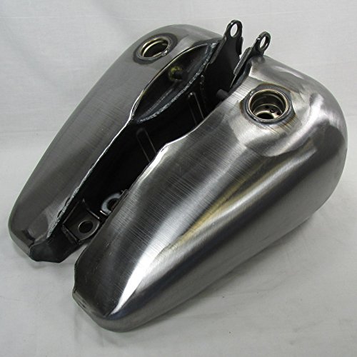 1984-1999 FXST Harley Softail & 1986-1999 FLST Fat Bob Gas Tank with 22MM Petcock Bung - Screw-In style gas cap Bungs - 6 GALLON - Motorcycle Chopper Bobber