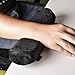 Memory Foam Arm Chair Pads-Polyester Fabric-High Density Arm Pillow-Universal office Chair Armrest Cover for home or office and wheel chair armrest - Extra Long Velcro Strap (2 Piece Set)-Warmtaste