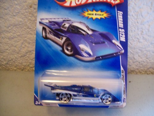 Hot Wheels 2009 Ferrari 512M - Blue HW Special Features Die-Cast Car - View #6