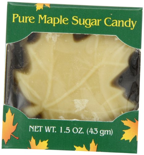 Butternut Mountain Farm Pure Maple Sugar Candy, 1.5-Ounce Leaf  (Pack of 12)