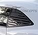 Decal Concepts Flat Black American Flag Rear Quarter Window Accent Decal Kit- Fits Camaro (2010-2015)