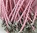 10pcs Mixcolor Braided Leather Necklace Cord 18
